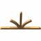 Ekena Millwork Richland Rough Sawn Timber Gable Bracket, Western Red Cedar, 84"W x 45"H x 4"D x 4"F, 13/12 Pitch GBW084X45X0404RIC00RWR - alternate 5